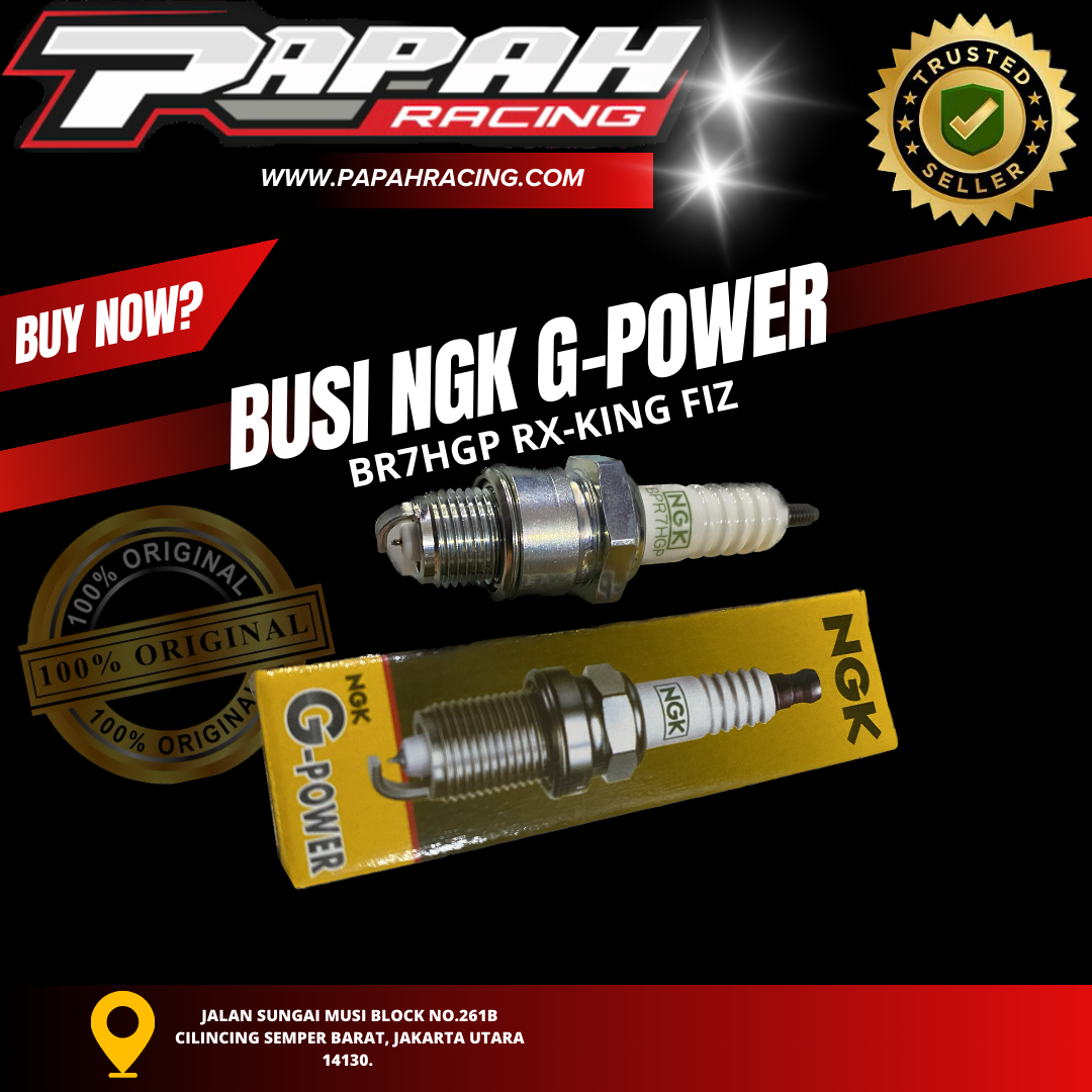 BUSI NGK GPOWER BR7HGP RXKING FIZ 